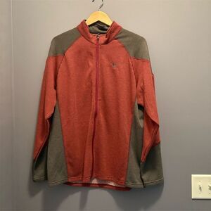 Lakota Men's Full Zip Gray Sweatshirt Size L Casual Lightweight